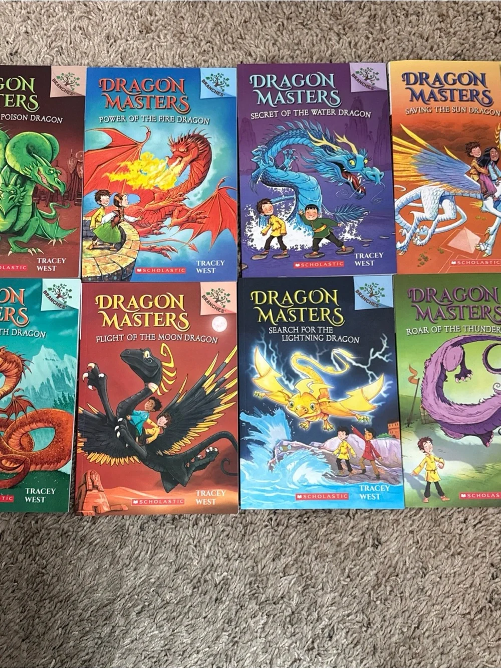 Dragon Masters Book Set: Books 1-21 By Tracy West, Great Condition